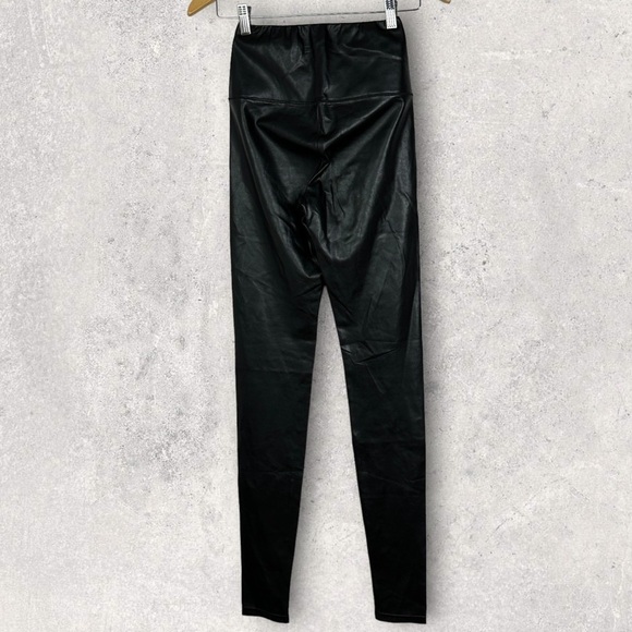 Aritzia Wilfred Faux Leather Daria Leggings High Rise Stretch Vegan Japan Small - Picture 7 of 14